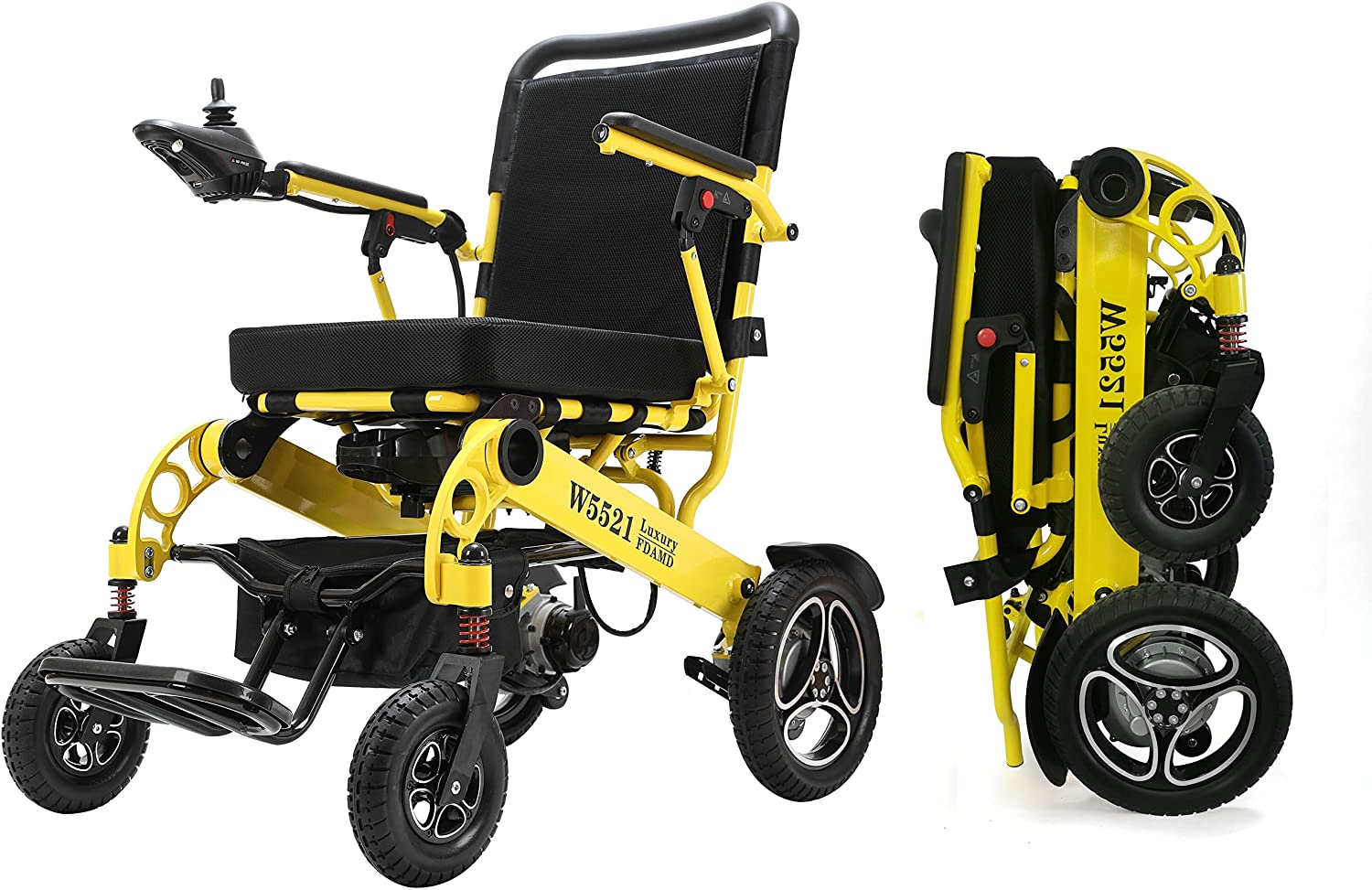 Electric Wheelchair for Adults, Lightweight Foldable Power