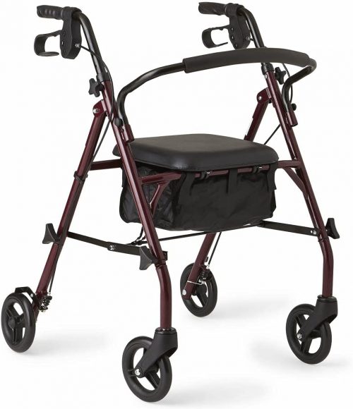 Medline Rollator Walker with Seat