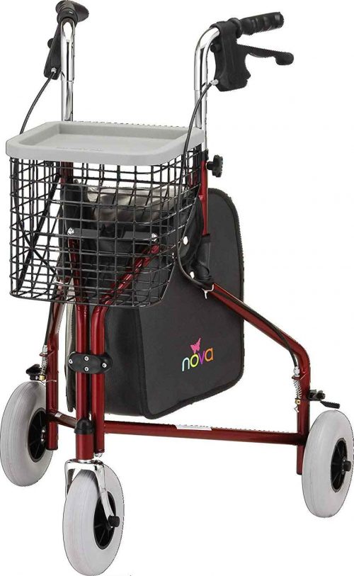 NOVA Traveler 3 Wheel Rollator Walker