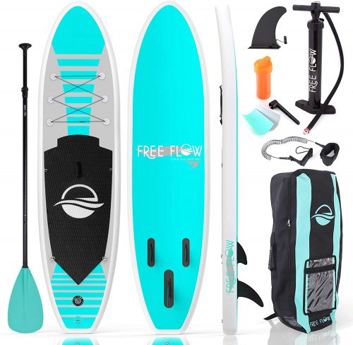 SereneLife Inflatable Stand Up Paddle Board